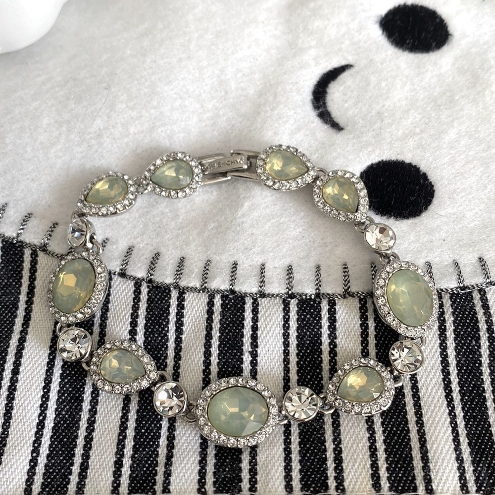 Givenchy Light Blue Jeweled Bracelet